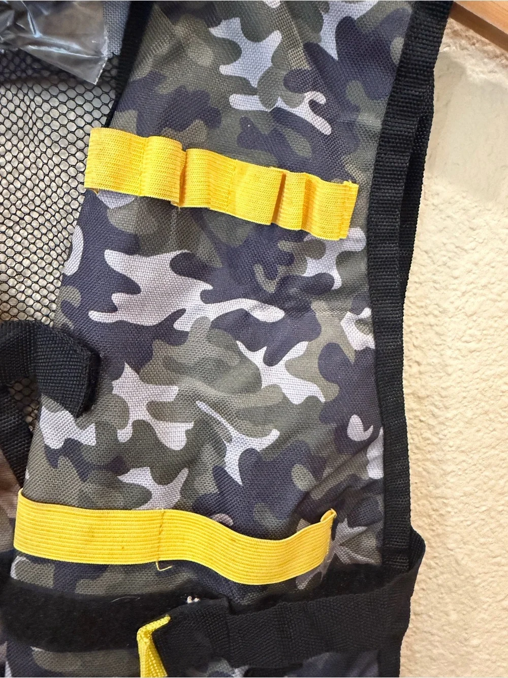 Kids Camouflage Play Vest with Yellow Accents - Unbranded